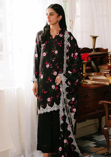 Winter Collection - Cross Stitch - Khaddar/Linen 23 - Kaylen Black 07