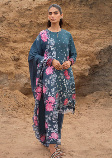Winter Collection - Cross Stitch - Cotton Satin - D#9 - AZURE TALE