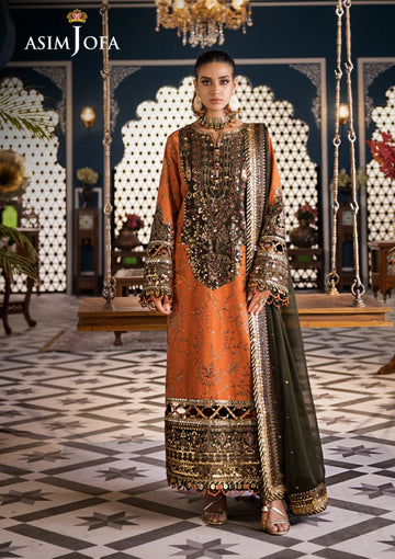 Lawn Collection - Asim Jofa - Fasana - e - Ishq - AFI24#24