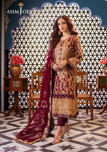 Lawn Collection - Asim Jofa - Fasana - e - Ishq - AFI24#03
