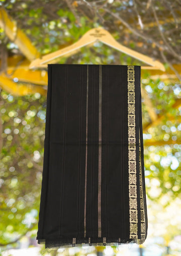 Broshia Lawn Shawl D - 09 - Black