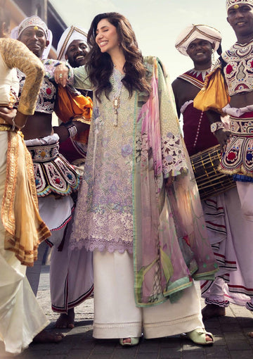 Lawn - Mushq - Manaram Luxury 25 - MM#13 - Glittering Grace