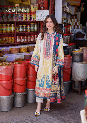 Lawn Collection - Asim Jofa - Arabic - AJPL#18