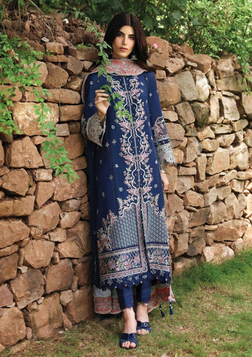 Winter Collection - Qalamkar - Qlinekari - Linen 24 - QLK24#06 - Cadhla