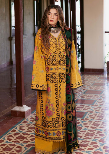 Winter Collection - Maryam Hussain - Winter Shawl 24 - D#5 - Hazel