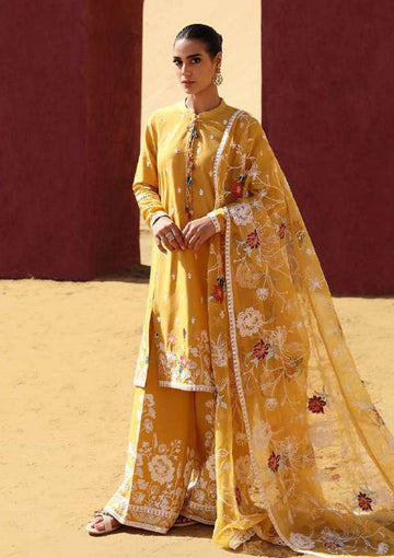 Lawn Collection - Cross Stitch - Eid Lawn 2 - SL24#10 - Maize Ochre
