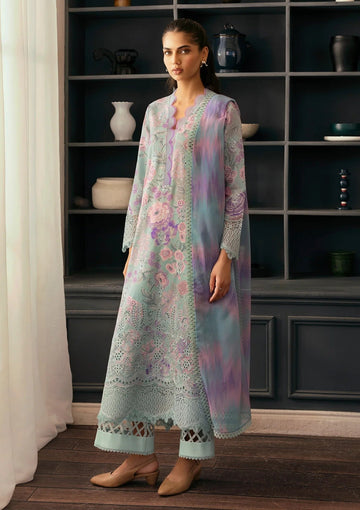 Lawn - Afrozeh - Day Break - Printed Kari - AL-25-V11-07