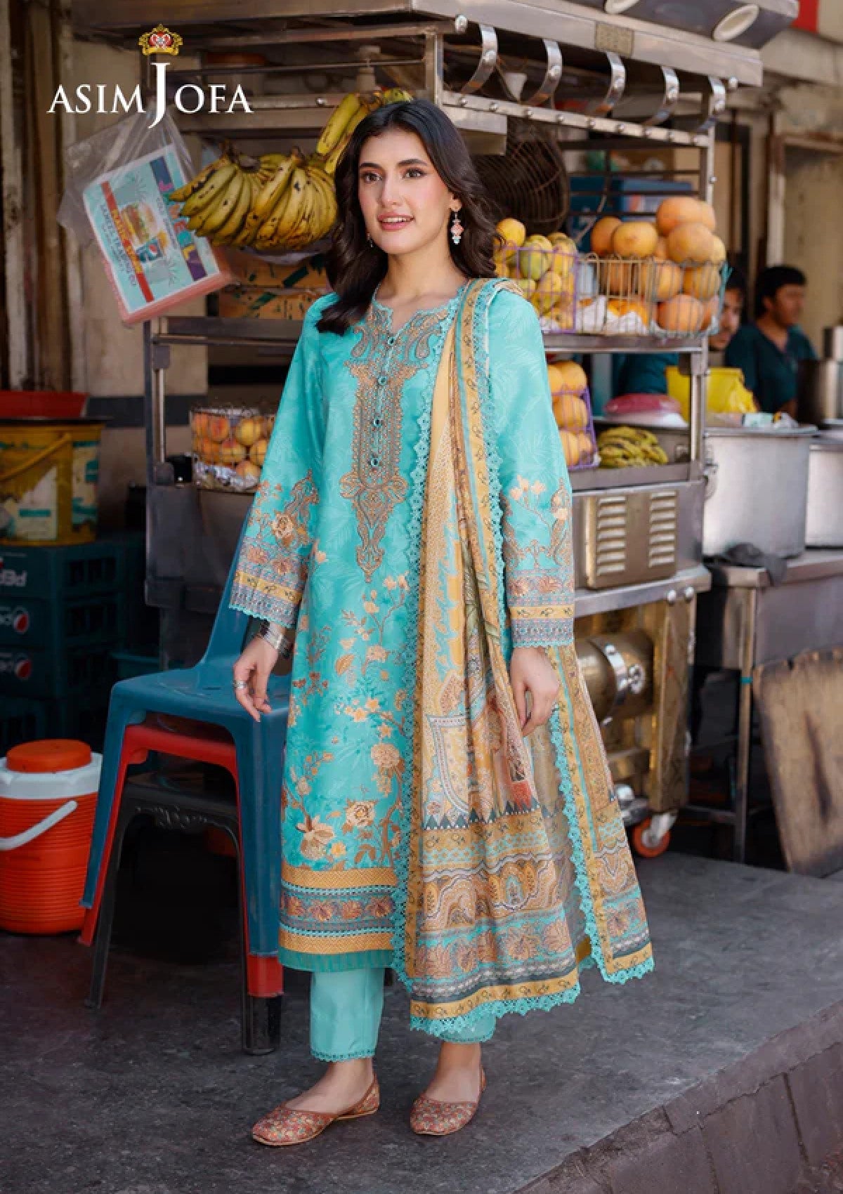 Lawn Collection - Asim Jofa - Arabic - AJPL#02