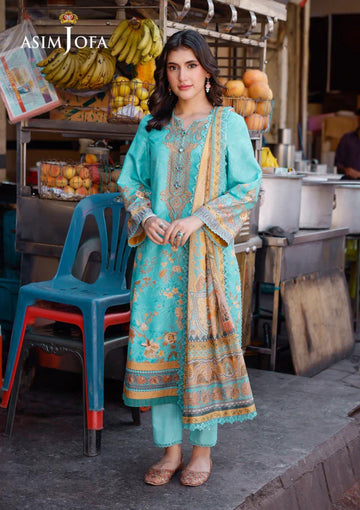 Lawn Collection - Asim Jofa - Arabic - AJPL#02