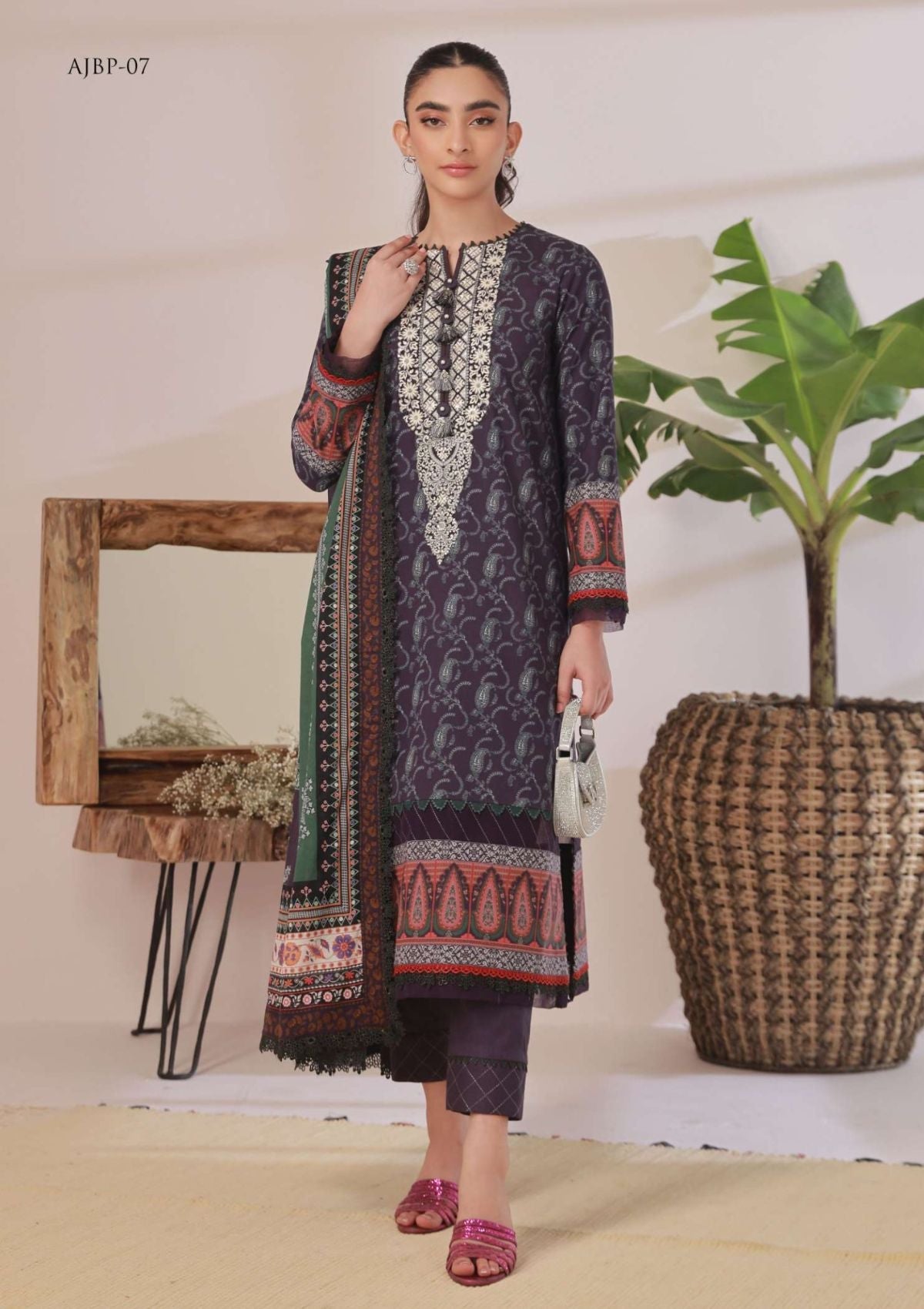 Lawn Collection - Asim Jofa - Prints - AJBP#07