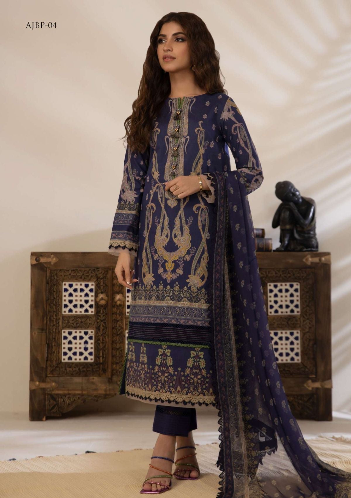 Lawn Collection - Asim Jofa - Prints - AJBP#04