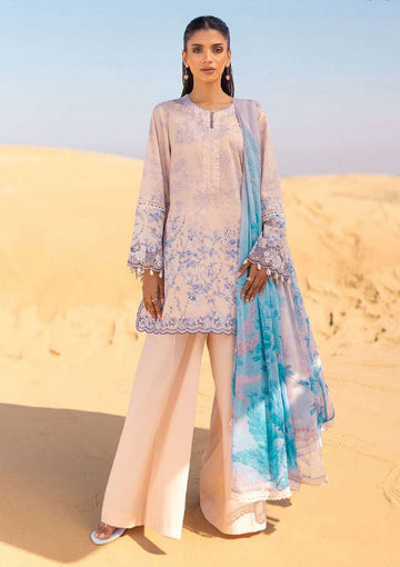 Lawn Collection - Cross Stitch - Eid Lawn 2 - SL24#24 - Peach Dust