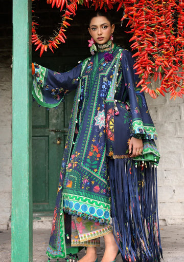 Lawn - Zaha - Unstitched Lawn 25 - AMANI (ZL25-06 B)