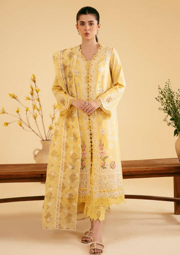Lawn Collection - Qalamkar - Qlinekari 24 - SQ#12 - ZHAIN