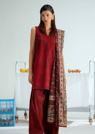 Lawn - Saira Rizwan - Joolie Prints 25 - JPU#07 - MIDNIGHT MUSE