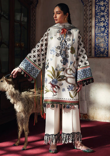 Lawn - Elan - Unstitched 25 - Azureh - 4B