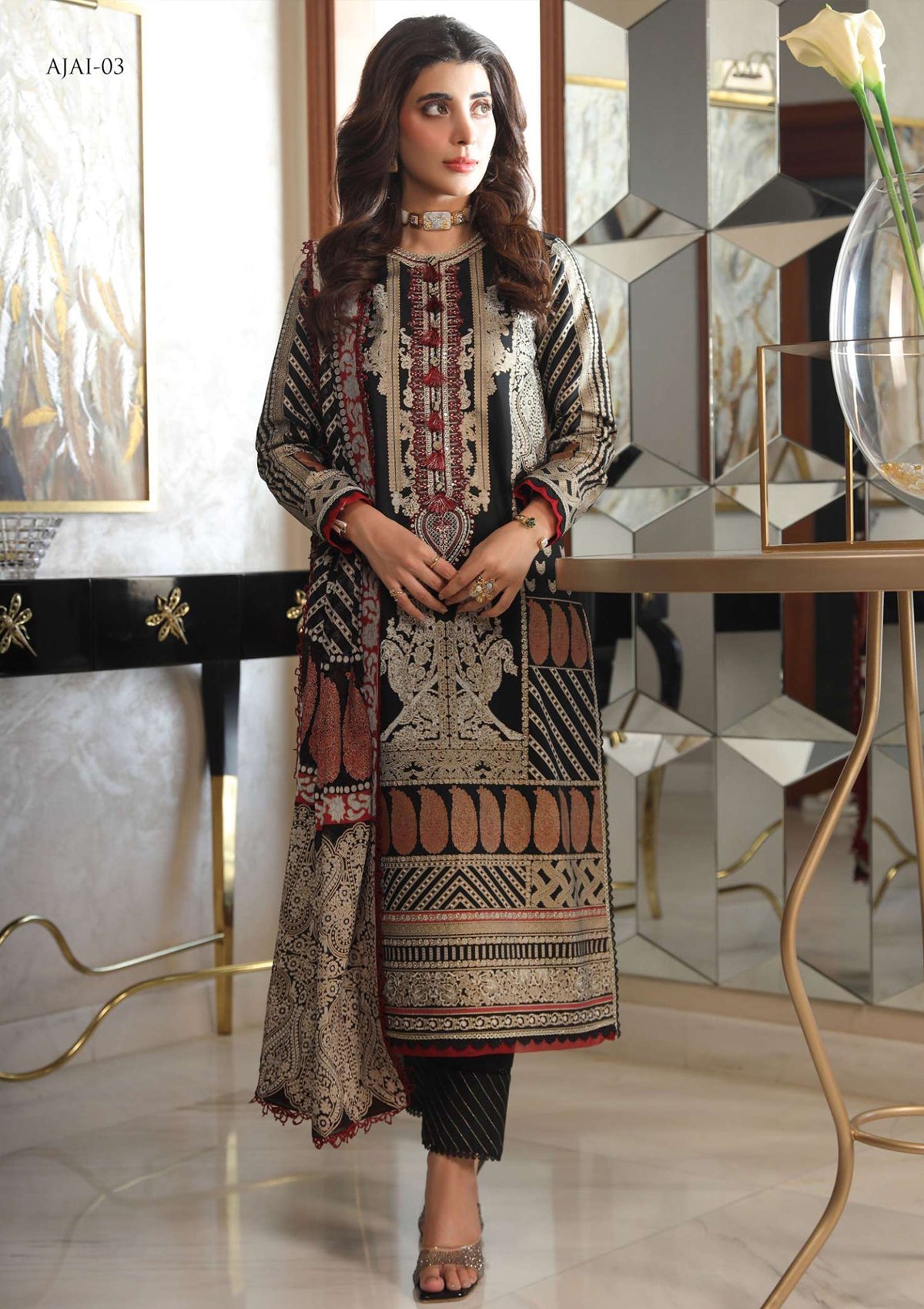 Lawn Collection - Asim Jofa - Aira - AJAI#3