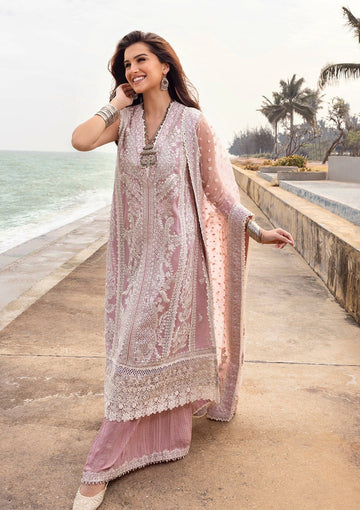 Lawn - Faiza Saqlain - Zinnia Luxury 25 - Amaryllis