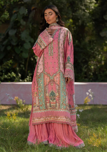 Winter Collection - Qalamkar - Luxe Silk 24 - UA-07 TESSA