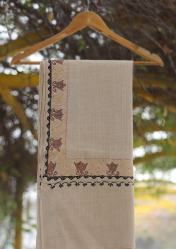 Wool Ari Work Shawl D - 35 - SKIN