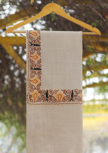 Wool Ari Work Shawl D - 28 - D SKIN