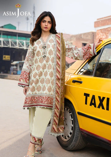 Lawn - Asim Jofa - Eid Essentials 25 - AJUBF#65