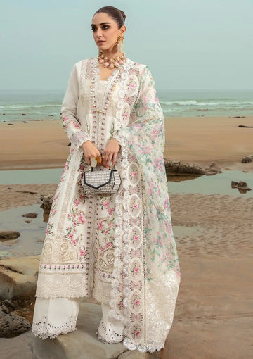 Lawn Collection - Saira Shakira - Crimson - Lawn 24 - D#4B - Dove's Song - Cloud