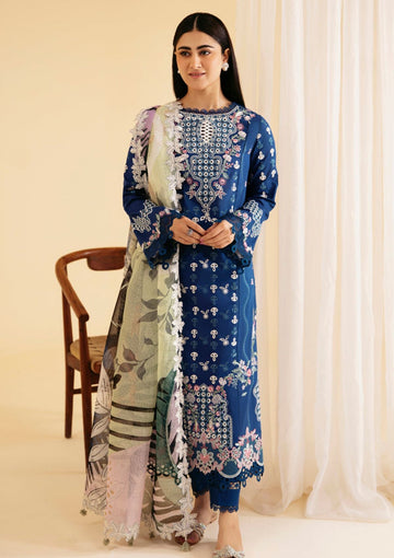 Lawn Collection - Qalamkar - Qlinekari 24 - SQ#08 - ZEL