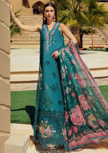 Lawn Collection - Noor by Saadia Asad - Eid Handwork LaserkariÃÂÃÂ Lawn - SL24#04