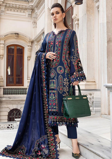 Winter Collection - Maria B - Unstitched - Linen - MBL23#09