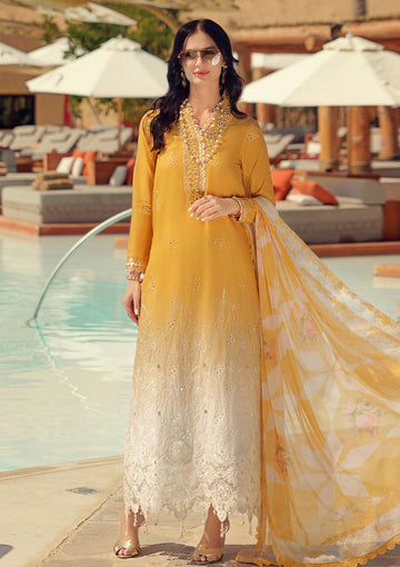Lawn Collection - Noor by Saadia Asad - Eid Handwork LaserkariÃÂÃÂ Lawn - SL24#09