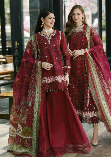 Lawn Collection - Saadia Asad - Eid Handwork - Laserkari - D#12