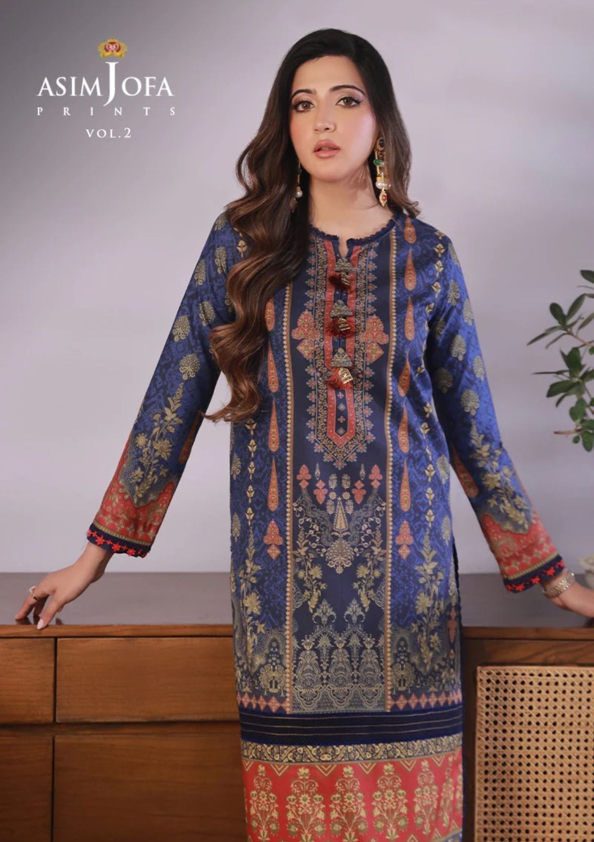 Lawn Collection - Asim Jofa - Basic - Print - 1 Pc - AJBP#50