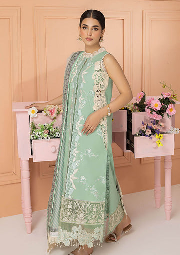 Lawn Collection - Asifa & Nabeel - Aleyna - V02 - SEAFOAM (ALV-14)