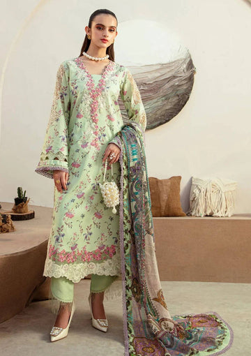 Lawn Collection - Alif - Affordable - AFL#8 - MINT MAGIC