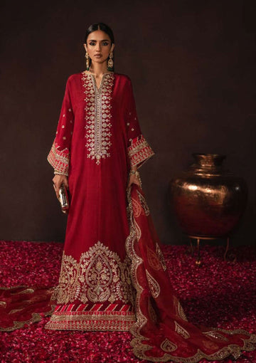 Formal Dress - Afrozeh - Divani - Silk - AS#007 (Mushk)