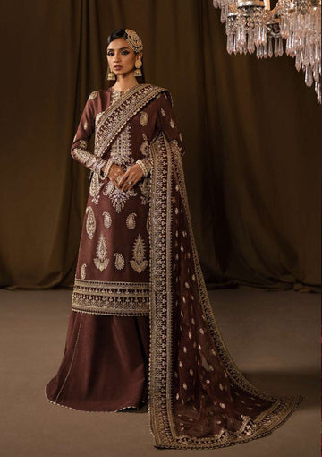 Formal Dress - Afrozeh - Divani - Silk - AS#010 (Nafees)