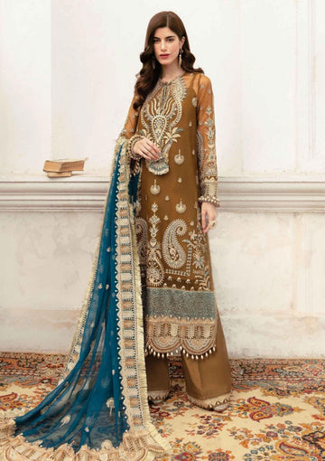 Formal Dress - Afrozeh - La Fuchsia - Imperial Brew - D#08