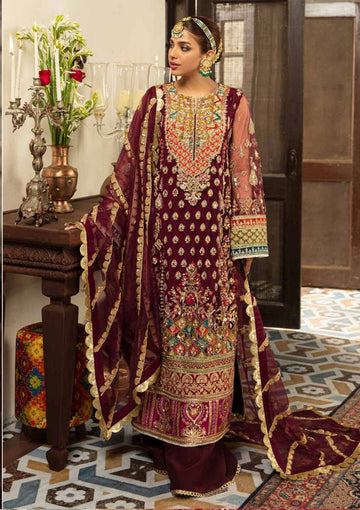 Formal Dress - Maryam Hussain - Gulab - Wedding - Zeenia
