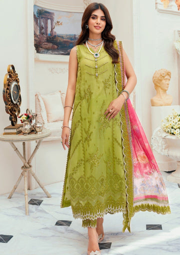 Formal Dress - Noor - Saadia Asad - Chiffon Laserkari - D#1