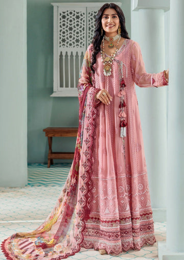 Formal Dress - Noor - Saadia Asad - Chiffon Laserkari - D#2