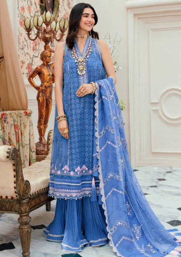Formal Dress - Noor - Saadia Asad - Chiffon Laserkari - D#7