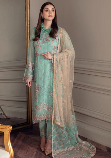 Formal Dress - Ramsha - Chevron - Chiffon - V05 - A#511
