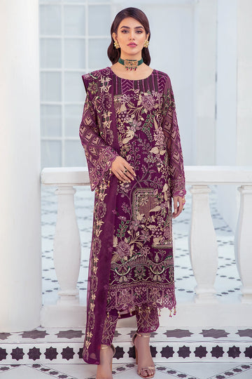 Formal Dress - Ramsha - Chiffon - V21 F#2107