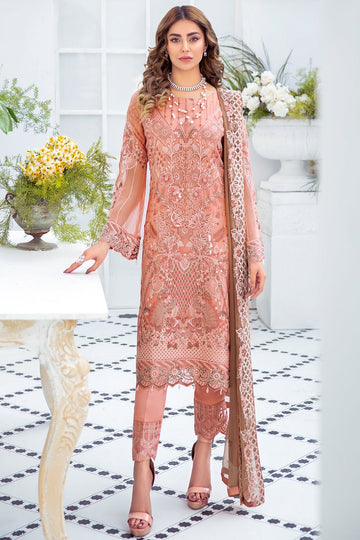 Formal Dress - Ramsha - Chiffon - V21 - F#2112