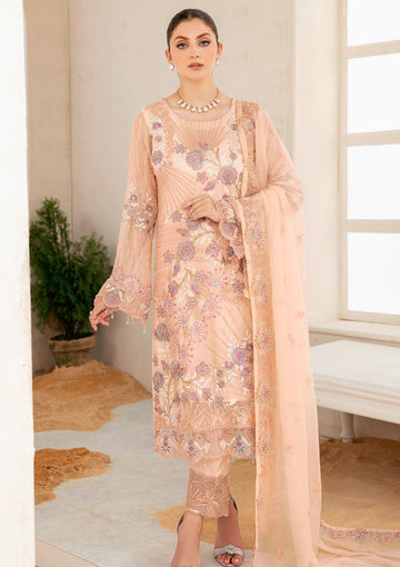 Formal Dress - Ramsha - Chiffon - V22 - F#2202