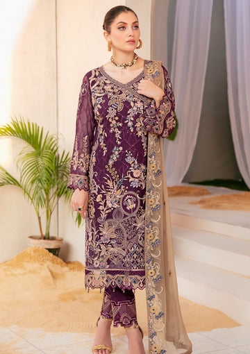 Formal Dress - Ramsha - Chiffon - V22 - F#2206