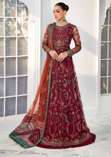 Formal Dress - Zarif - De Luxury - Chiffon - ZDL#01 (Rouche)