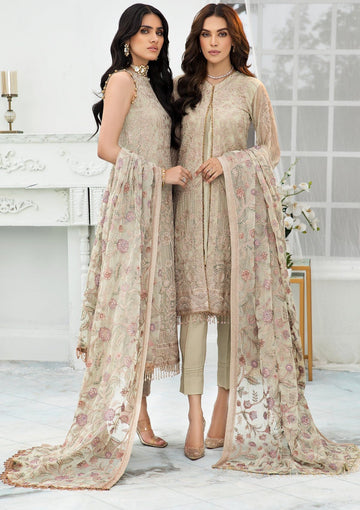 Formal Dress - Zarif - De Luxury - Chiffon - ZDL#02 (Flora)