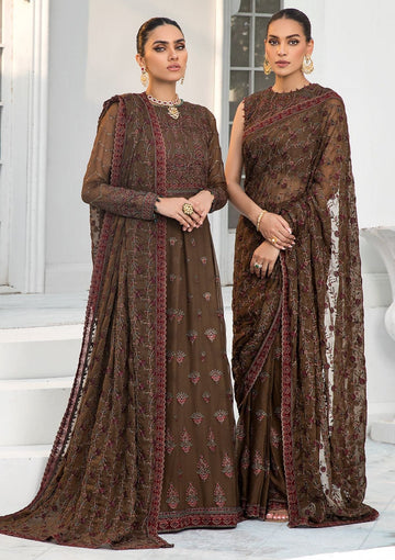 Formal Dress - Zarif - De Luxury - Chiffon - ZDL#05 (Hazel Wood)